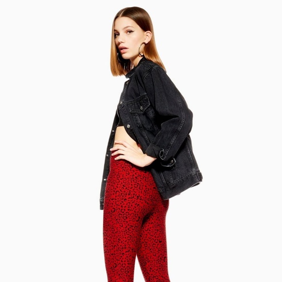 Topshop Leopard Print Leggings -NWT - Picture 5 of 5